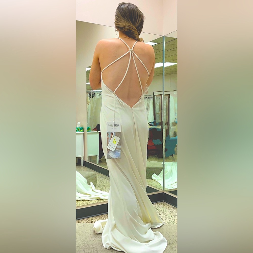 Jasmine Couture White Wedding Dress